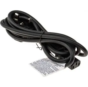 Napájecí kabel Napájecí kabel 2m, Černá, A: C13, B: Britská zástrčka, 5 A RS PRO