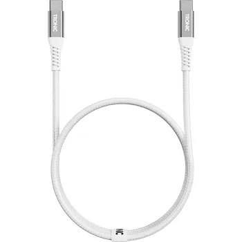 Datový kabel TRONIC® Nabíjecí a datový kabel, 1 m (USB-C na USB-C/bílá)