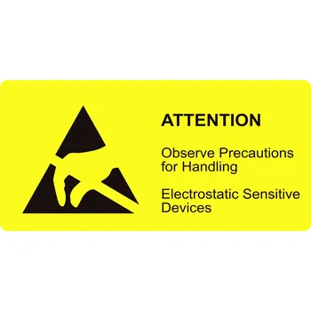 Izolační páska BJZ A-60779 A-60779 ESD označovací štítek, 1500 ks