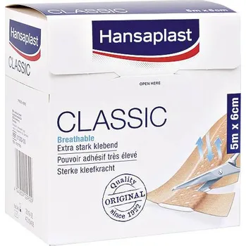 Náplast Hansaplast KB.T4107.001 Standardní Náplast Hansaplast CLASSIC (d x š) 5 m x 6 cm