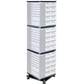 Úložný box Allit 464665 otočný stojan , VarioPlus Pro R 171, (š x v x h) 445 x 1710 x 445 mm, černá, 1 ks