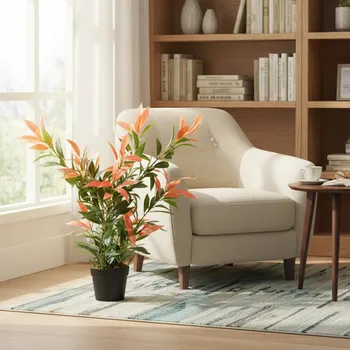 umělá květina Umělá rostlina s nastavitelnými větvemi | zelená