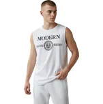 Playback Pánské tílko MODERN Barva: Bílá, Velikost: L