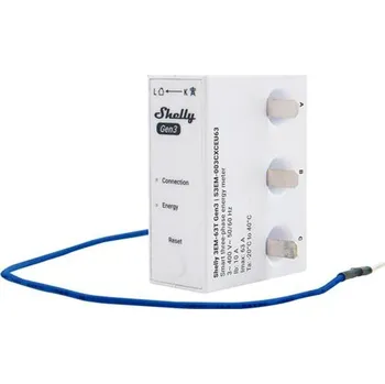Měřič spotřeby Smart meřič spotřeby SHELLY 3EM-63T Gen3 WiFi