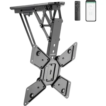 SpeaKa Professional SP-TVCM-510 TV stropní držák motorizovaný, naklápěcí, ovládaný aplikací, 58,4 cm (23) - 139,7 cm (55), SP-10125216