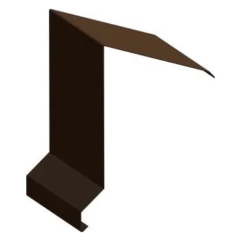 Střecha Horní lemování, RŠ 310 mm, délka 2 m - RAL 9005 černá