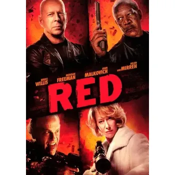 RED ( Bruce Willis ) DVD (bazarové zboží) (90% stav. Filmy od sběratele, nehrané, jako nové)