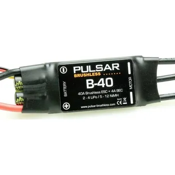 RC vybavení Pichler Modellbau PULSAR B-40 auto Brushless Zatížitelnost (max. A): 50 A