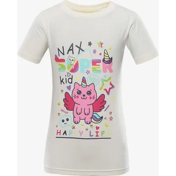 Dívčí oblečení NAX Dívčí Goreto Triko dětské Bílá 152/158 (2430360)