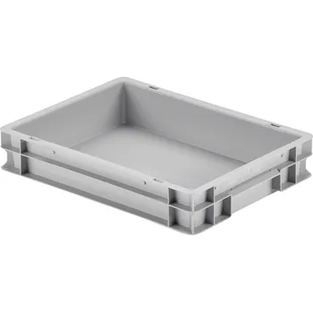 Úložný box Alutec 75042 plastový box , uzavřený, (š x v x h) 400 x 75 x 300 mm, šedá, 1 ks