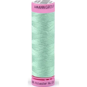 Nit Polyesterové nitě návin 100 m Aspo Amann, střední, 0230 Bleached Aqua