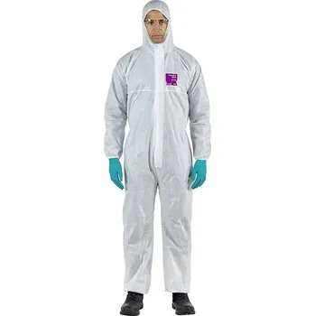 Jednorázový oděv Ansell WH15S-00138-06 AlphaTec® 1500 - model 138 Ochrana proti chemikáliím, bílá, 2XL vel. Oblečení: XXL bílá