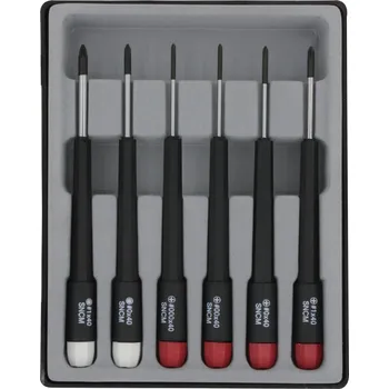 Sada nářadí Donau Elektronik sada šroubováků, křížový PH, křížový PZ, 6dílná, 280-61