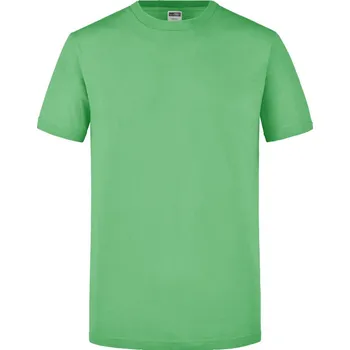 Pracovní oblečení James & Nicholson Tričko JN 911, vypasované, krátký rukáv, pánské COT02091152403-frog L Zelená frog
