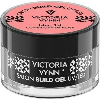 Lak na nehty Stavební gel na nehty Victoria Vynn 14 Cover Candy Rose Růžová 50 ml