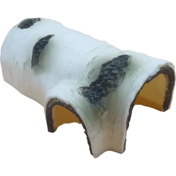 Teraristika Jeskyně pro plazy imitace břízy 19,5 x 15,5 x 7,1 cm Úkryt pro gekony, želvy, hady a další terarijní plazy