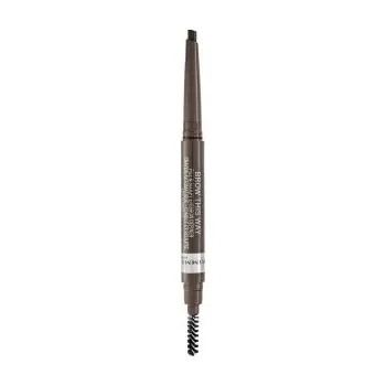 Tužka na obočí Rimmel London Brow This Way Fill & Sculpt Eyebrow Definer tužka na obočí 2v1 002 Medium Brown 0,25 g