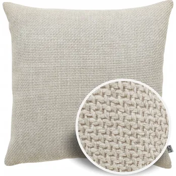 Povlak na polštářek Dekorační povlak na polštář Scandi Boho pletený béžový strukturovaný 40x40 cm
