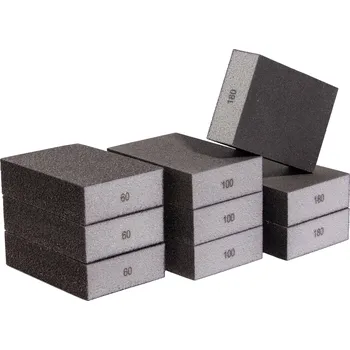 Quadrios 2111T002 Sada brusných houbiček 9 ks (zrnitost 60, 100, 180) 9 ks