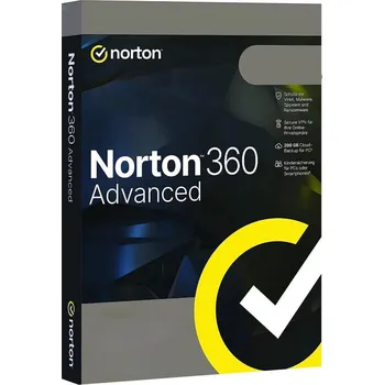Antivir Norton 360 Advanced + 200 GB Cloudové úložiště (10 zařízení / 1 rok) (EU)