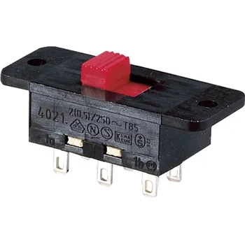 vypínač Marquardt 4021.0101 4021.0101 posuvný přepínač 250 V/AC 5 A 2x zap/zap IP40 1 ks