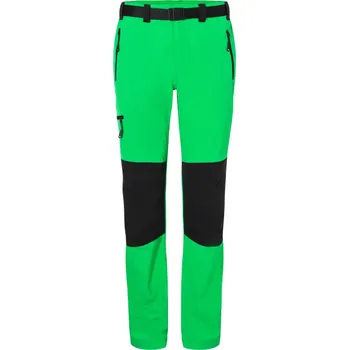 Pánské kalhoty James & Nicholson Kalhoty JN 1206, trekingové, do pasu, pánské COT021206v0701-fern green/ S Zelená kapradí/černá