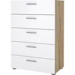 Komoda Pedro 508 dub sonoma/bílý lesk