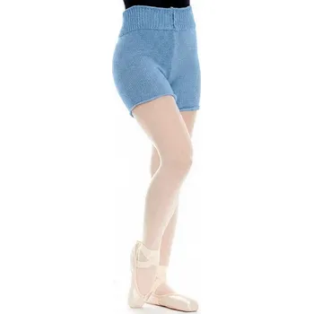 Dívčí oblečení Intermezzo,Pletené kraťásky dětské 5823, světle modrá 104-116