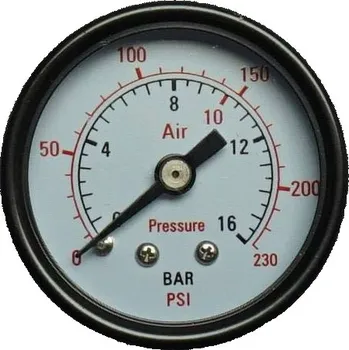 Ventil Aerotec manometr 9415451 neu Připojení (manometr): zadní strana Vnější závit 1/4 1 ks