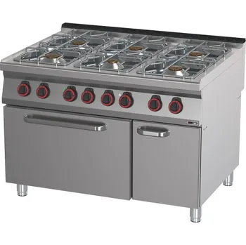 Sporák Sporák plynový s elektrickou troubou 2/1 | REDFOX - SPT 90/120-2