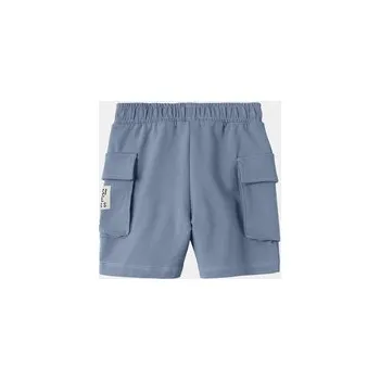 Pánské kraťasy NAME IT Šortky z materiálu Dylan 13228567 Modrá Regular Fit 80