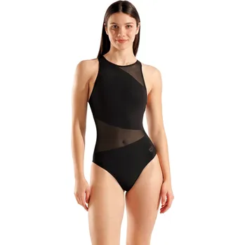 Dámské plavky Arena Feel Mesh Agnle Vent Back Black XXL - UK40