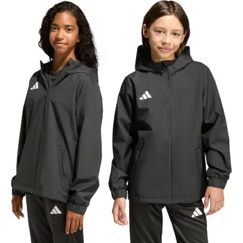 Dívčí tričko Dětská bunda adidas Entrada 26 All Weather černá JZ9104 164 cm