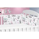Mantinel do dětské postýlky Růžová - 70x28 cm BX1000714