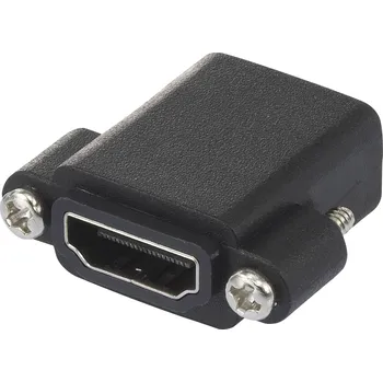 Audio kabel SpeaKa Professional SP-9082612 HDMI adaptér [1x HDMI zásuvka - 1x HDMI zásuvka] černá lze šroubovat