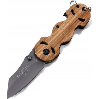 kapesní nůž Nůž Skládací Kapesní Nůž Skull Wood EDC Dřevěná Rukojeť Kapesní Nůž pro Přežití