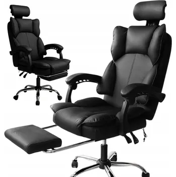 Otočná kancelářská židle Ecarla černá