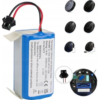 Akumulátor baterie 3 Ah pro Ecovacs Deebot N79 N79S N79W DN622 Tesvor X500