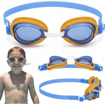 Plavecké brýle Plavecké brýle pro děti chlapecké modré brýle na plavání do bazénu