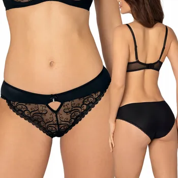 Kalhotky RÓŻA Anuk klasické Kalhotky ČERNÉ vel. S