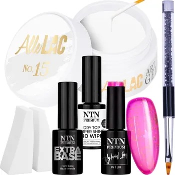 Lak na nehty Sada na nehty Babyboomer Pro 6 v 1, štětec a houbičky na Gel podkladové Houbičky