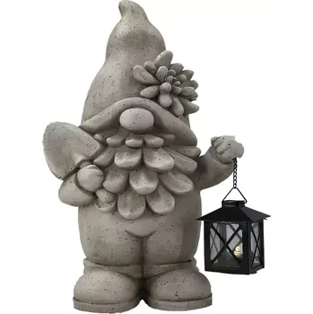 Zahradní dekorace Trpaslík s lucernou UA02-22020103