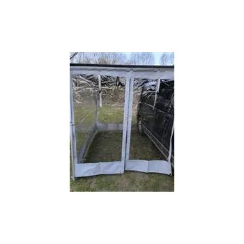 Stínicí technika Dešťová clona Crystal+PVC - na míru - pravá