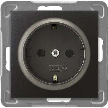 Elektrická zásuvka OSPEL IMPRESJA GP-1YS/m/50 Jednoduchá zásuvka s uzemněním (Schuko)