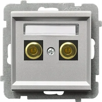 Elektrická zásuvka OSPEL SONATA GGN-1R/m/38 Jednoduchá reproduktorová zásuvka