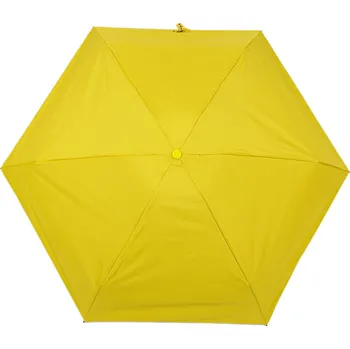 Deštník Dámský mini skládací deštník, velké, 2 žlutá