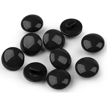 Knoflík Knoflík barevný velikost 20", malé, 9 černá