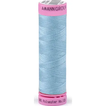 Nit Polyesterové nitě návin 100 m Aspo Amann, střední, 0020 Aqua Haze