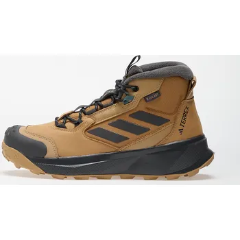 Pánské tenisky Tenisky adidas Terrex Winter Boot Mid Leather Cardboard/ Carbon/ Brown Strata EUR 46