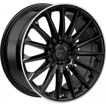 Disk Alu kola 2DRV WH39 černá - leštěný límec 10x22" 5x112 ET20 66,6